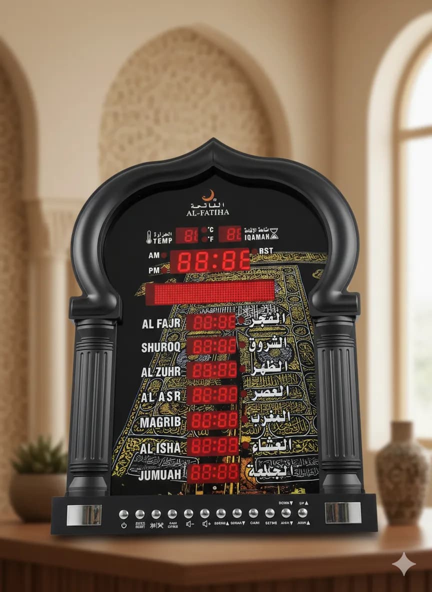 Le produit Horloge Azan Digitale Al-Fatiha