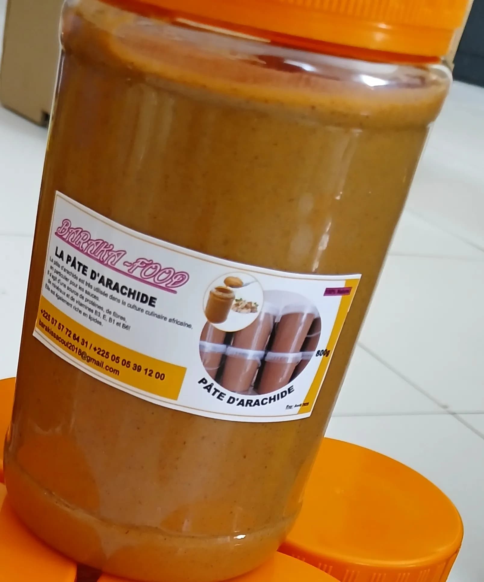 Le produit Pâte d'arachide