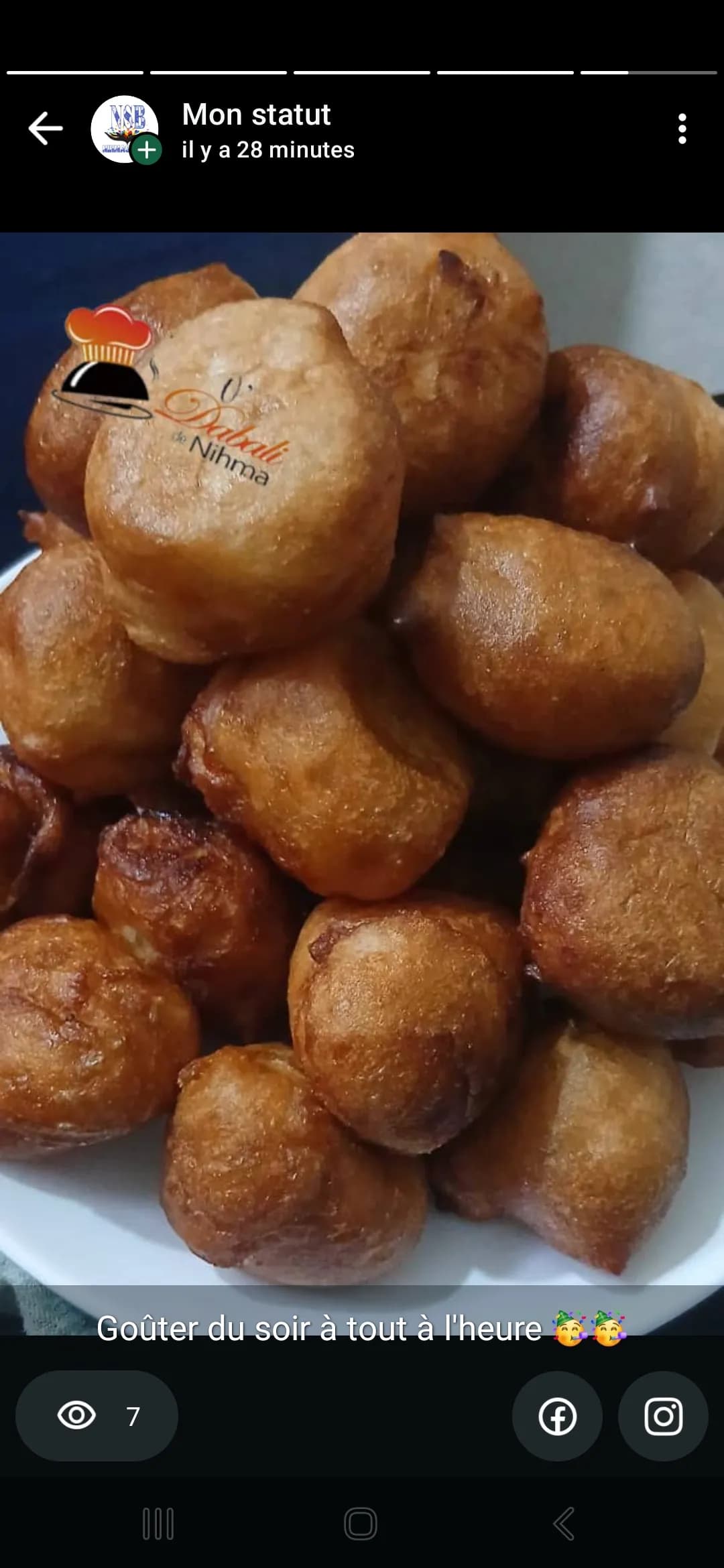 Le produit Farine de beignets "gbofloto"