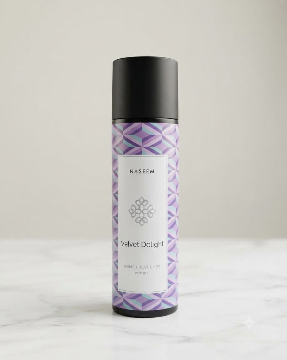 Le produit Home Freshener Velvet Delight Naseem 200 ml – Parfum d’intérieur