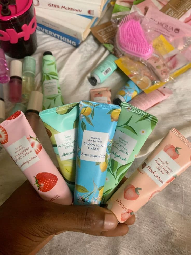 Le produit crème de main