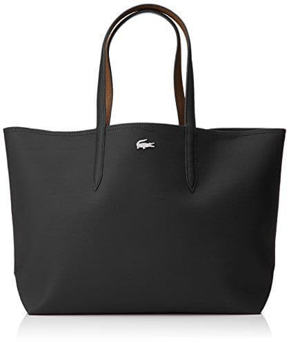 Le produit Lacoste réversible noir marron foncé avec le portefeuille