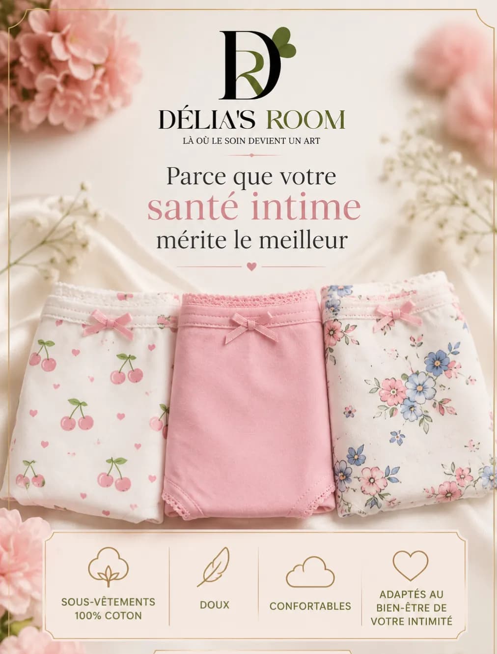Le produit Sous vêtements 100%cotton