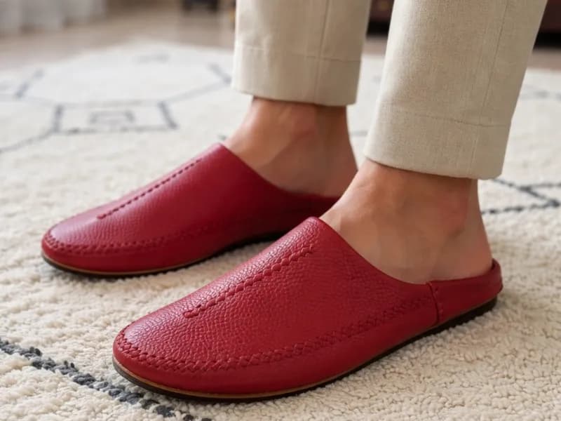 Le produit Babouche en cuir